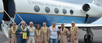 UAVSAR team on deployment in Hawaii