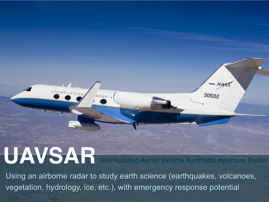 UAVSAR slideshow - slide 1